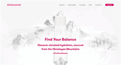 Desktop Screenshot of himalayanmineralwater.com